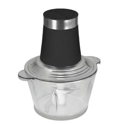 Hachoir - AVIZAR - 300W - 3 L - 2 vitesses - Bol en verre noir