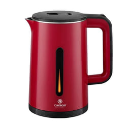 Bouilloire électrique - AVIZAR - 0.6 L - 1500 W - Noir/Rouge - Arrêt automatique