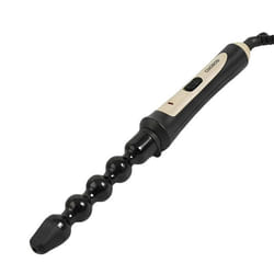 Fer à boucler - AVIZAR - 35W - Ondulations type sirène - Boucles durables - Noir