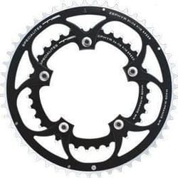Plateau Zephyr Shimano 110mm intérieur noir - Denture 39 - Plot anti-coincement de chaîne