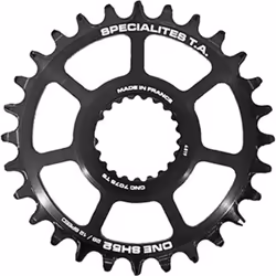Plateau VTT - ONE - SH52 - 28 Dents - Noir Mat - Aluminium - Compatible Shimano 10-12v