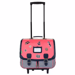 Cartable à roulettes Tanns 41 CM - Les Fantaisies - Collection 2024