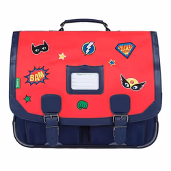 Cartable - TANNS - Tristan - 41cm - 2 compartiments - Éco-responsable