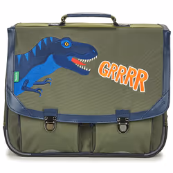 Cartable 41 Cm - 2 Boucles Tann'S Les Fantaisies Oscar Kaki