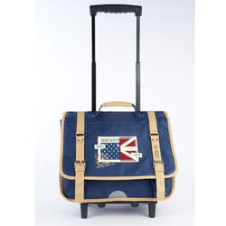 Trolley Cartable IKKS 41cm Navy Bleu