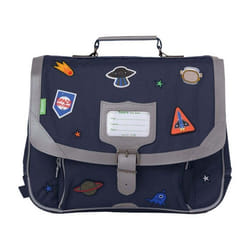 Cartable scolaire - Tanns - Elliott - 35cm - Bleu marine - Garçon - A4 compatible