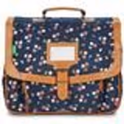 Cartable - Tanns - Alexa - 35 cm - Bleu marine - Imprimé cerises - Maternelle
