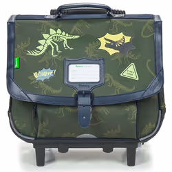 Cartable scolaire - Tanns - Timothée - Kaki - 38cm - Trolley garçon