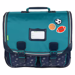 Cartable scolaire - Tanns - Alexandre - 41cm - Vert - Garçon - Primaire