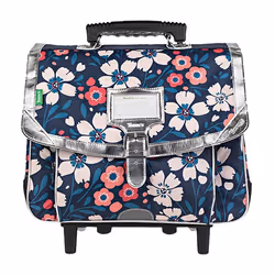 Cartable scolaire - Tanns - Cartable à roulettes fille 38cm Floriane - CP CE1 CE2 - Multicolore
