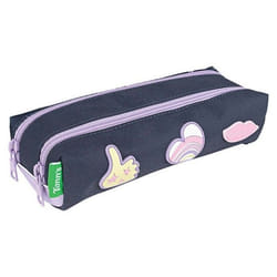 Trousse scolaire - Tanns - Giulia - Multicolore - 2 compartiments - Bouteilles recyclées