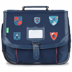 Cartable - Tanns - Lancelot - Bleu - 35cm - Bouteilles recyclées - Garçon
