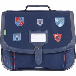Cartable - Tanns - Lancelot - 38cm - Bleu - Bouteilles recyclées - Garçon