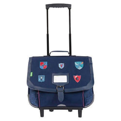 Cartable à roulettes - Tanns - Lancelot - 38cm - Bleu - Enfant - Primaire