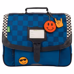 Cartable - Tanns - Marceau - 35cm - Bleu - Bouteilles recyclées - Garçon