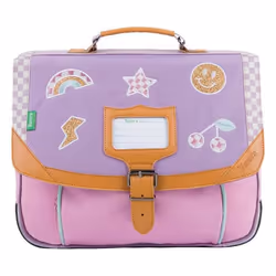 Cartable - Tanns - Manon - 35cm - Rose - Bouteilles recyclées - Primaire