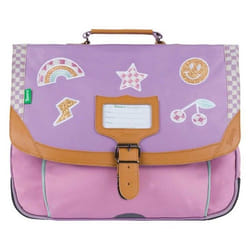 Cartable - Tanns - Manon - 38cm - Rose - Bouteilles recyclées - Fille