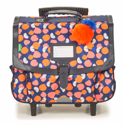 Cartable à roulettes - Tanns - Sofia - Rose - 38cm - Enfant - Primaire
