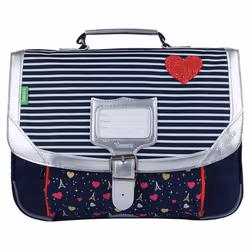 Cartable - Tanns - Emilie - 35cm - Bleu - Bouteilles recyclées - Fille