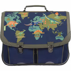 Cartable - Tanns - Marius - 38cm - Bleu - Dinosaures - Enfant