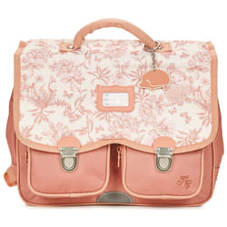 Cartable - Tanns - Toile De Jouy - Rose - Polyester recyclé - Maternelle