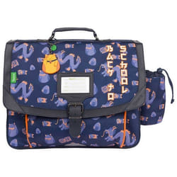 Cartable - TANNS - Adam - 38 x 31 x 15 cm - Matière recyclée - Poche à gourde amovible
