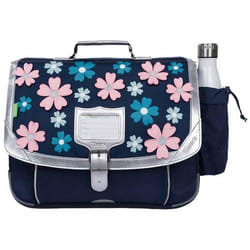 Cartable - TANNS - Hortense - 38x31x15 cm - Matière recyclée (bouteilles) - Poche à gourde amovible