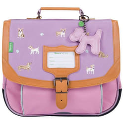 Cartable - TANNS - Mila - 35 x 29 x 13 cm - Violet/Rose - Compatible A4