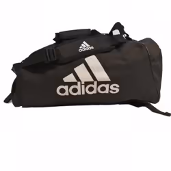 adidas sac de sport dentraînement 2 en 1 noir/blanc 59 litres