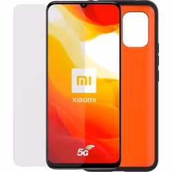 Made For Xiaomi Pack coque noire + verre trempé pour Xiaomi Mi10 Lite