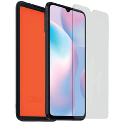 Bigben Connected MFXMPACKTPUREDMI9A coque de protection pour téléphones portables Noir, Orange