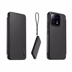 Etui avec cordon XIAOMI 13 premium noir avec Dragonne