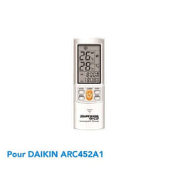 Télécommande de remplacement climatisation pour DAIKIN ARC452A1