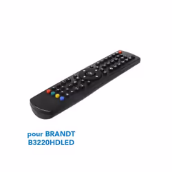 Télécommande TV de remplacement Vestel pour BRANDT B3220HDLED