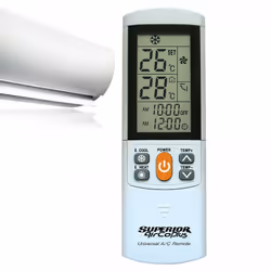 La télécommande AIRCO AIRCOPLUS est un modèle universel qui fonctionnera avec votre appareil de référence COMPATIBLE de marqu ...