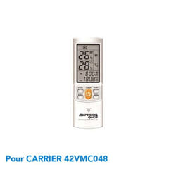 Télécommande de remplacement climatisation pour CARRIER 42VMC048N