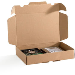 Enveloppebulle - Lot de 5 Boîtes postales extra-plates A5 format 240x160x45 mm