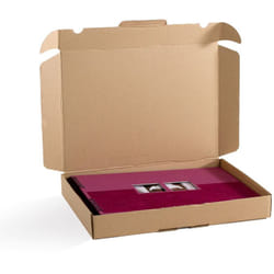 Enveloppebulle - Lot de 10 Boîtes postales extra-plates format 330x240x45 mm