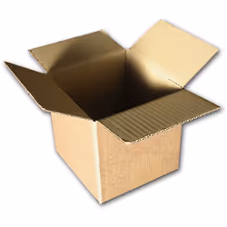 Boîte carton de type caisse américaine (2x2 rabats de fermeture) - Qualité simple cannelure. - Bonne finition avec extérieur ...