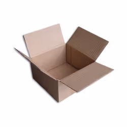 Boîte carton de type caisse américaine (2x2 rabats de fermeture) - Qualité simple cannelure. - Bonne finition avec extérieur  ...