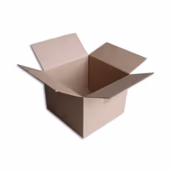 Boîte carton de type caisse américaine (2x2 rabats de fermeture) - Qualité simple cannelure. - Bonne finition avec extérieur  ...