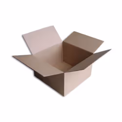 Boîte carton de type caisse américaine (2x2 rabats de fermeture) - Qualité simple cannelure. - Bonne finition avec extérieur  ...