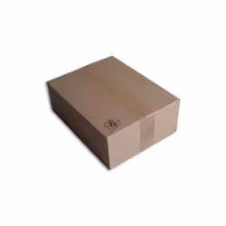 Boîte carton de type caisse américaine (2x2 rabats de fermeture) - Qualité simple cannelure. - Bonne finition avec extérieur ...