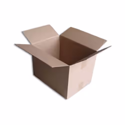 Boîte carton de type caisse américaine (2x2 rabats de fermeture) - Qualité simple cannelure. - Bonne finition avec extérieur ...