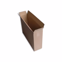 Boîte carton de type caisse américaine (2x2 rabats de fermeture) - Qualité simple cannelure. - Bonne finition avec extérieur ...