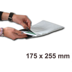 Enveloppebulle - Lot de 50 Enveloppes plastiques blanches opaques FB01 - 175x255 mm