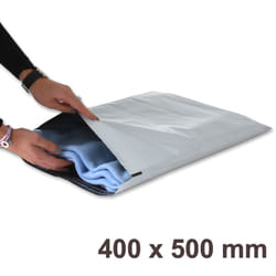 Enveloppebulle - Lot de 500 Enveloppes plastiques blanches opaques FB06 - 400x500 mm