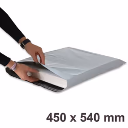 Enveloppes (pochettes) 100% en plastique OPAQUES, IMPERMEABLES et difficilement déchirables Intérieur NOIR / extérieur BLANC ...