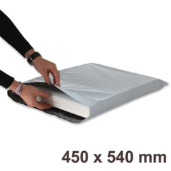 Enveloppebulle - Lot de 10 Enveloppes plastiques blanches opaques FB07 - 450x550 mm