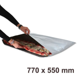 Enveloppebulle - Lot de 50 Enveloppes plastiques blanches opaques FB08 - 770x550 mm